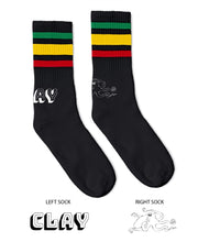Load image into Gallery viewer, CLAY STRIPED SOCKS
