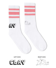 Load image into Gallery viewer, CLAY STRIPED SOCKS
